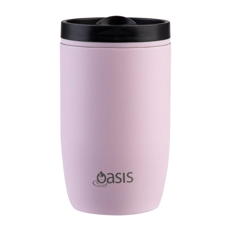 Oasis Stainless Steel Insulated Travel Cup 300ml - Pink Lemonade