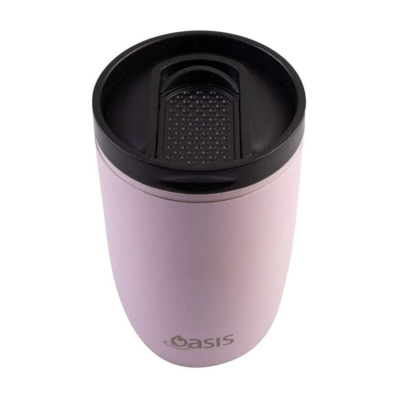 Oasis Stainless Steel Insulated Travel Cup 300ml - Pink Lemonade