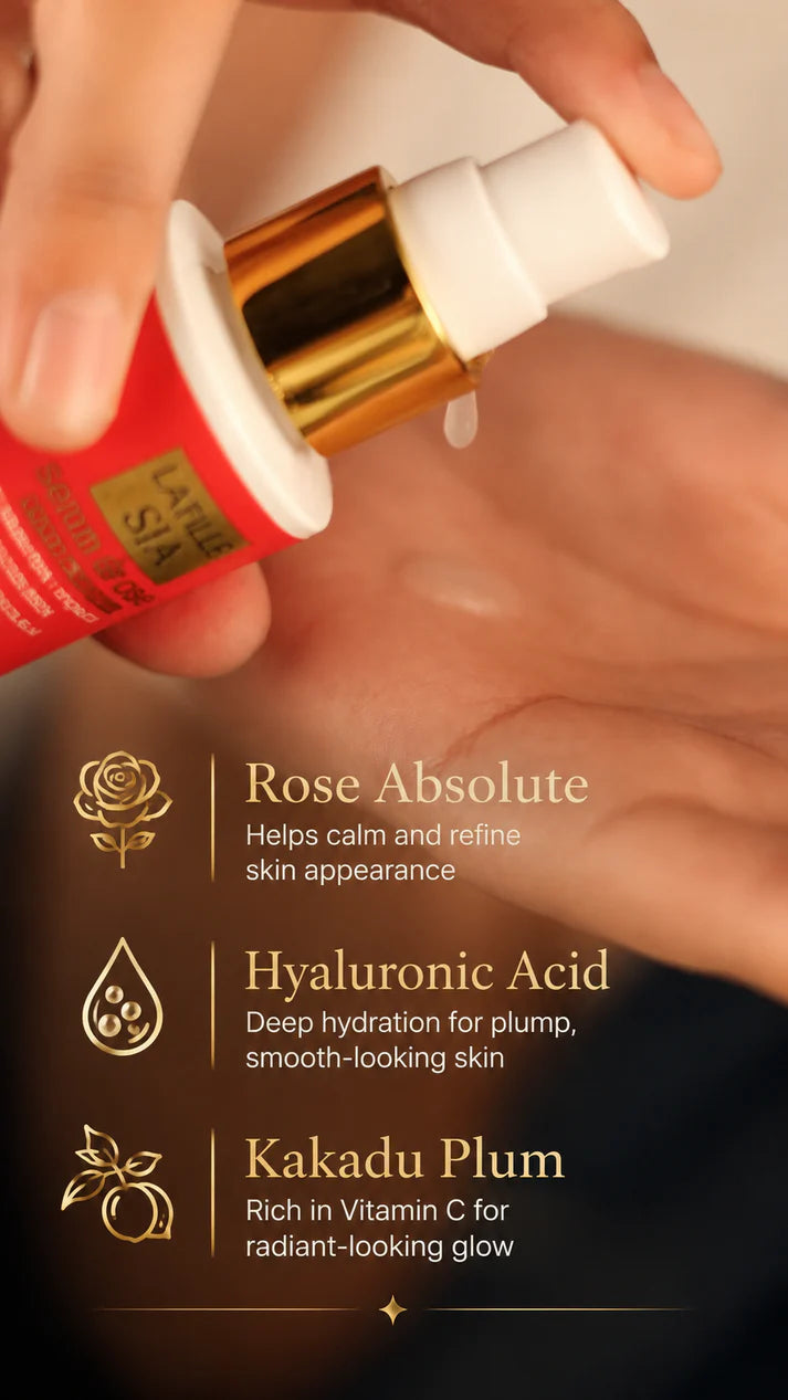 La'Fille Sia Luxury Serum De Rose 30ml – Nourishing Rose Facial Serum | Australian Made
