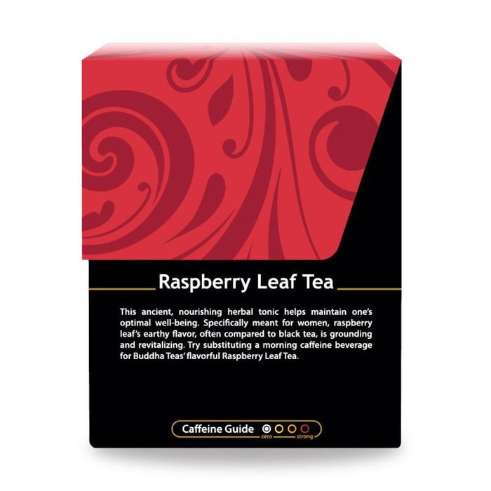 Buddha Teas Organic Herbal Raspberry Leaf Tea 18 Tea Bags