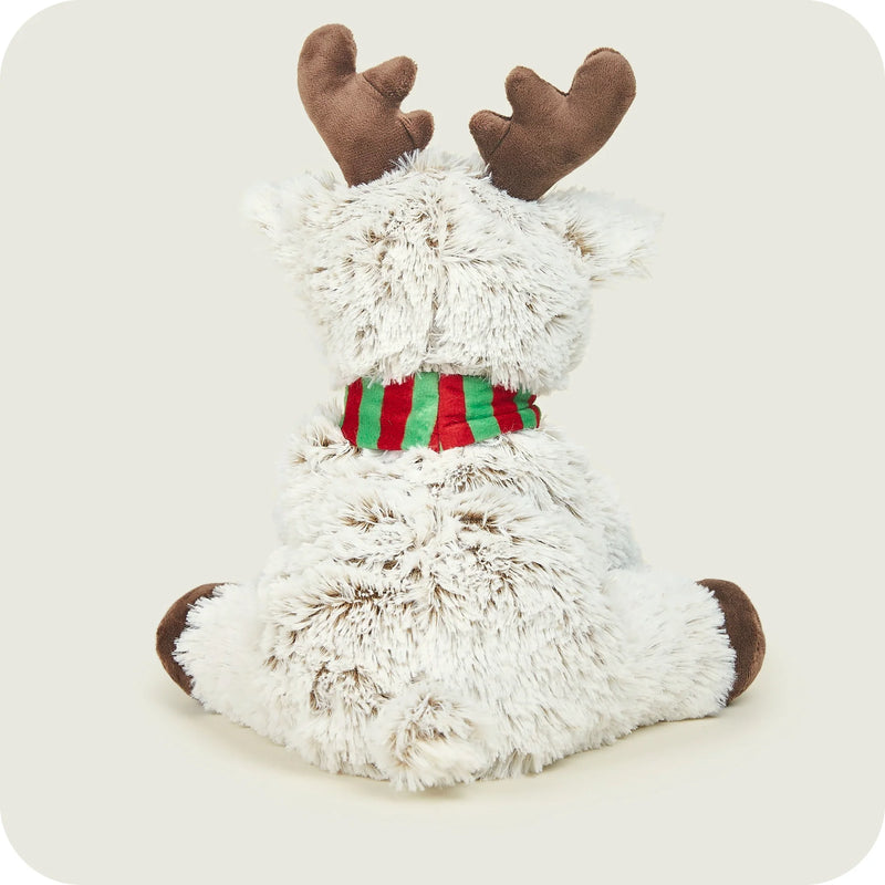 Warmies Marshmallow Reindeer Heatable Soft Toy | Heat in Microwave or Freeze in Freezer