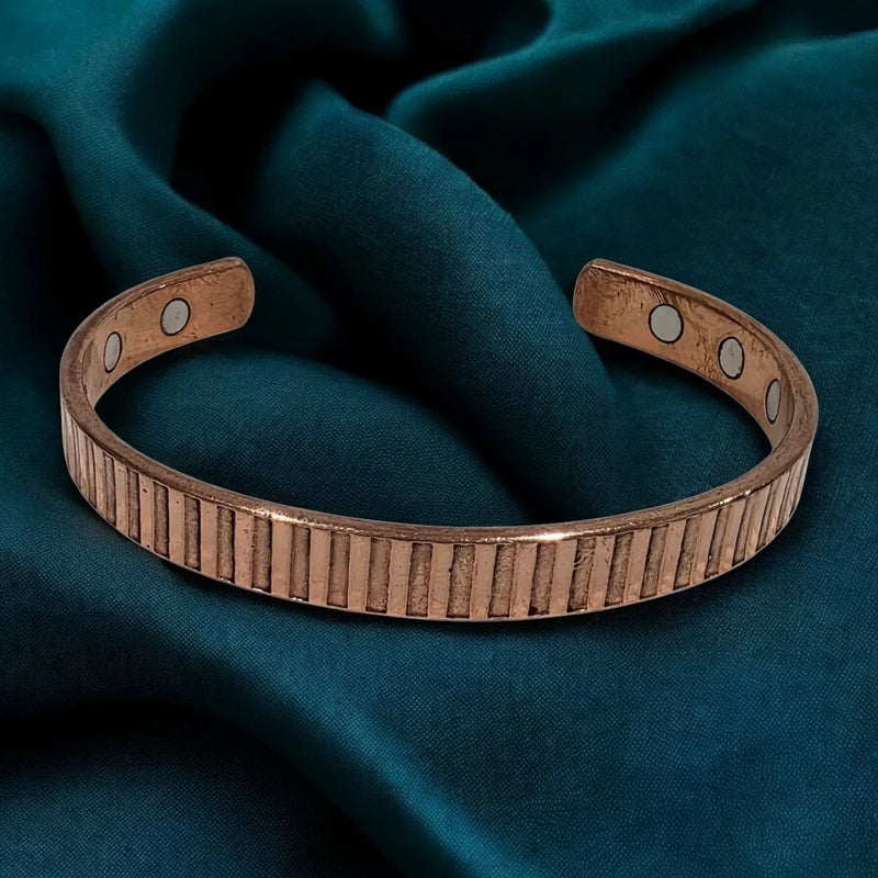 Zurit Premium Copper Magnetic Bracelet Golden Stripe