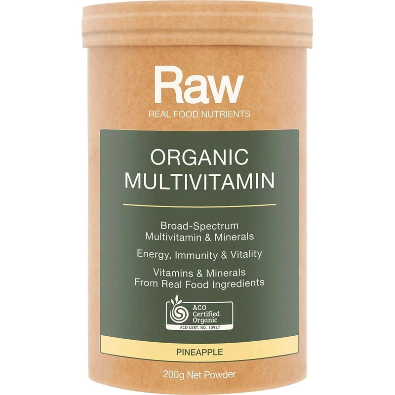 AMA Raw Org Multivitamins Pineapple 200g