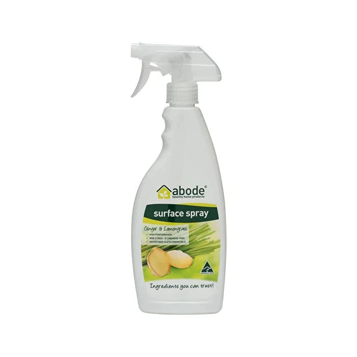 Abode Surface Spray Ginger & Lemongrass 750ml