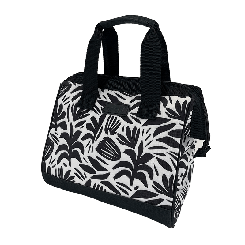 Sachi Insulated Lunch Bag (Monochrome Blooms)