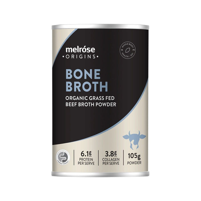 Melrose Origins Bone Broth Organic Grass Fed Beef Broth Powder 105g