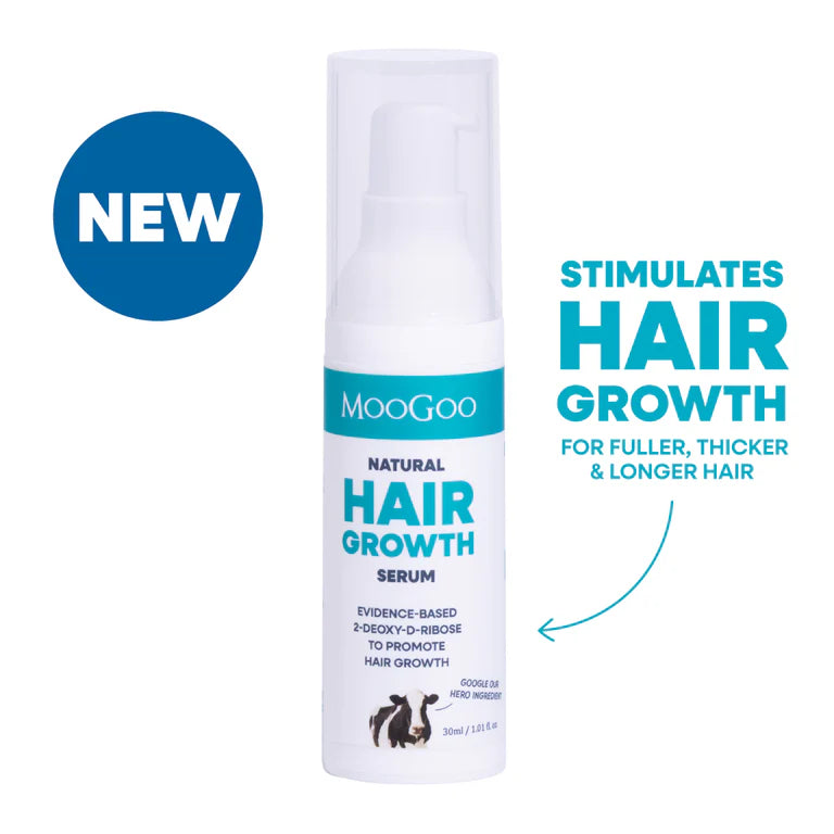 MooGoo Natural Hair Growth Serum 30ml – Scalp Nourishing Treatment for Stronger, Healthier Hair