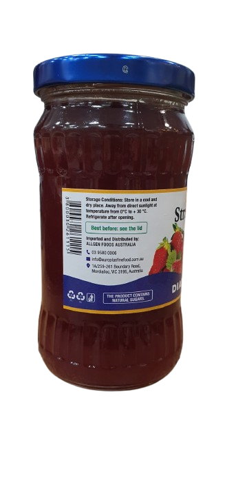 Jam And Jam Diabetic Jam Strawberry 340g