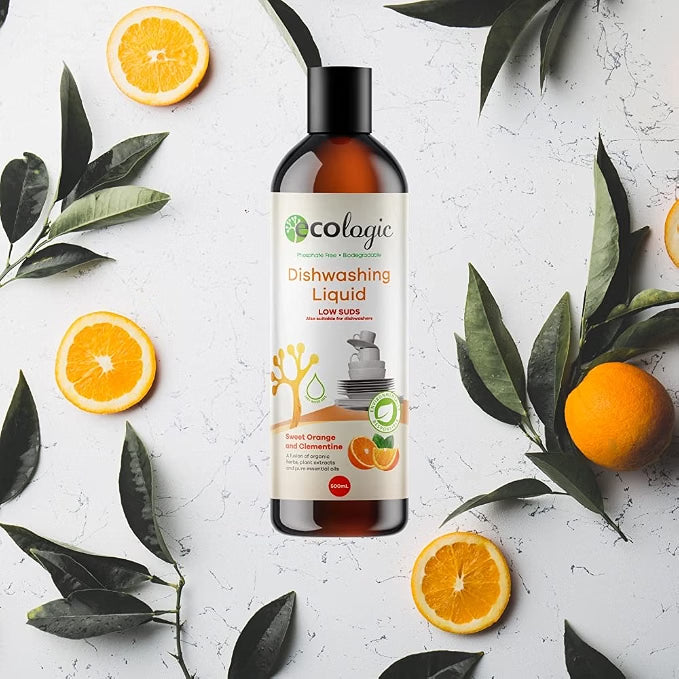ECOLogic Sweet Orange & Clementine Dishwashing Liquid 500ml