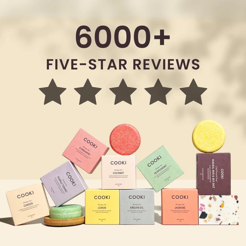 Cooki Haircare Peppermint Shampoo Bar 65g