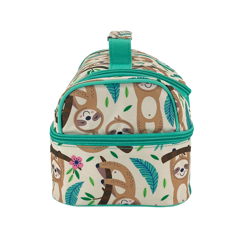 Sachi Insulated Double Decker Lunch Bag (Sleepy Sloths