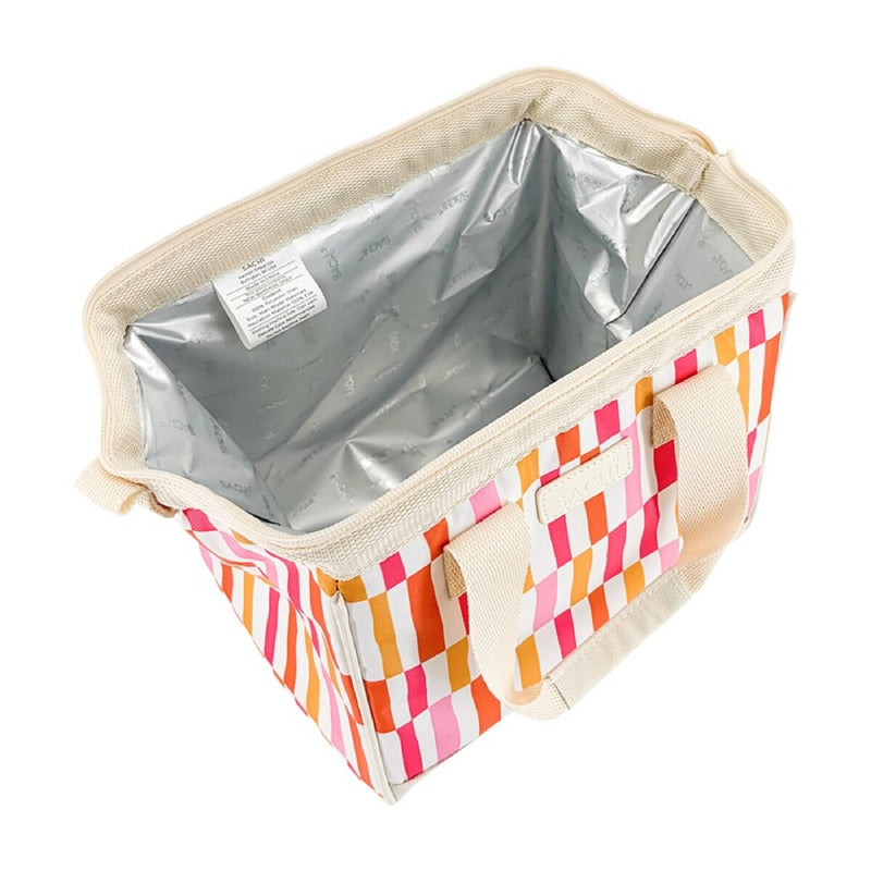 Sachi Insulated Lunch Bag Sunset Stripes – Reusable Thermal Lunch Bag for Work & School