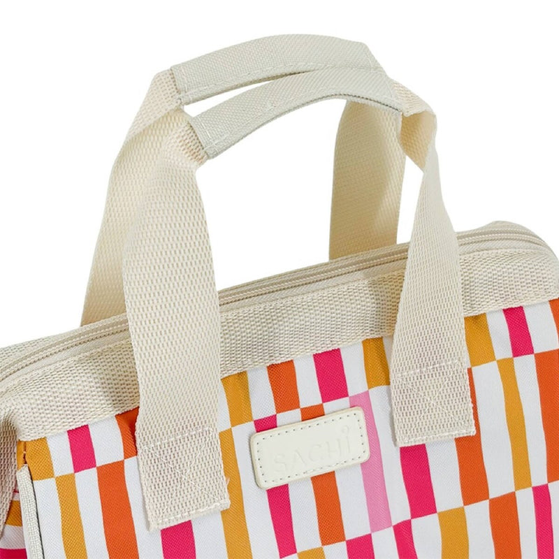 Sachi Insulated Lunch Bag Sunset Stripes – Reusable Thermal Lunch Bag for Work & School