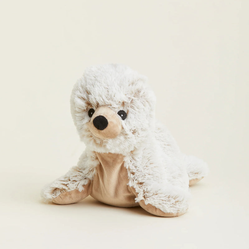 Warmies Seal Heatable & Freezable Plush Toy – Microwaveable Soft Toy for Warmth, Cooling & Comfort