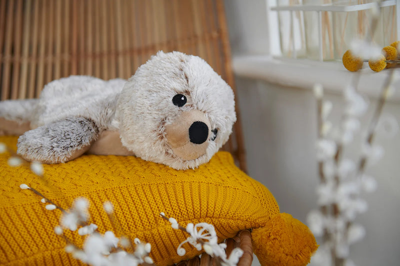Warmies Seal Heatable & Freezable Plush Toy – Microwaveable Soft Toy for Warmth, Cooling & Comfort
