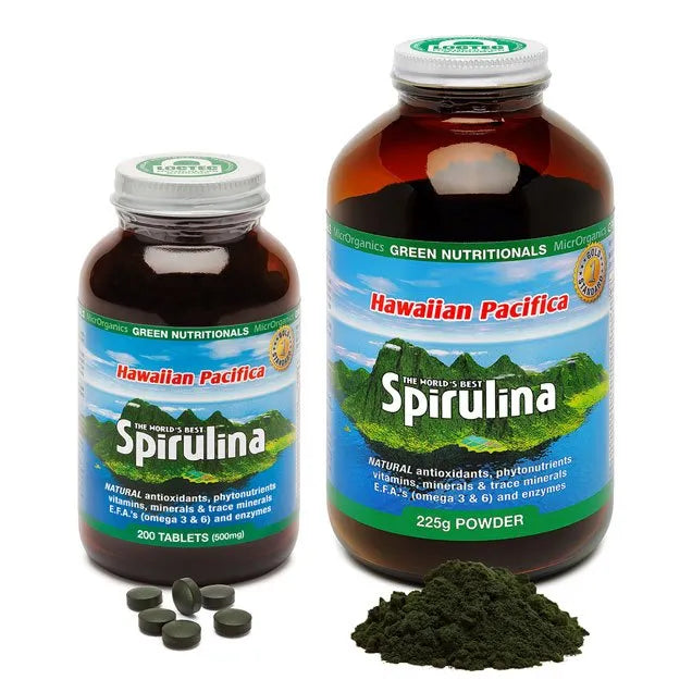 GREEN NUTRITIONALS Hawaiian Pacifica Spirulina