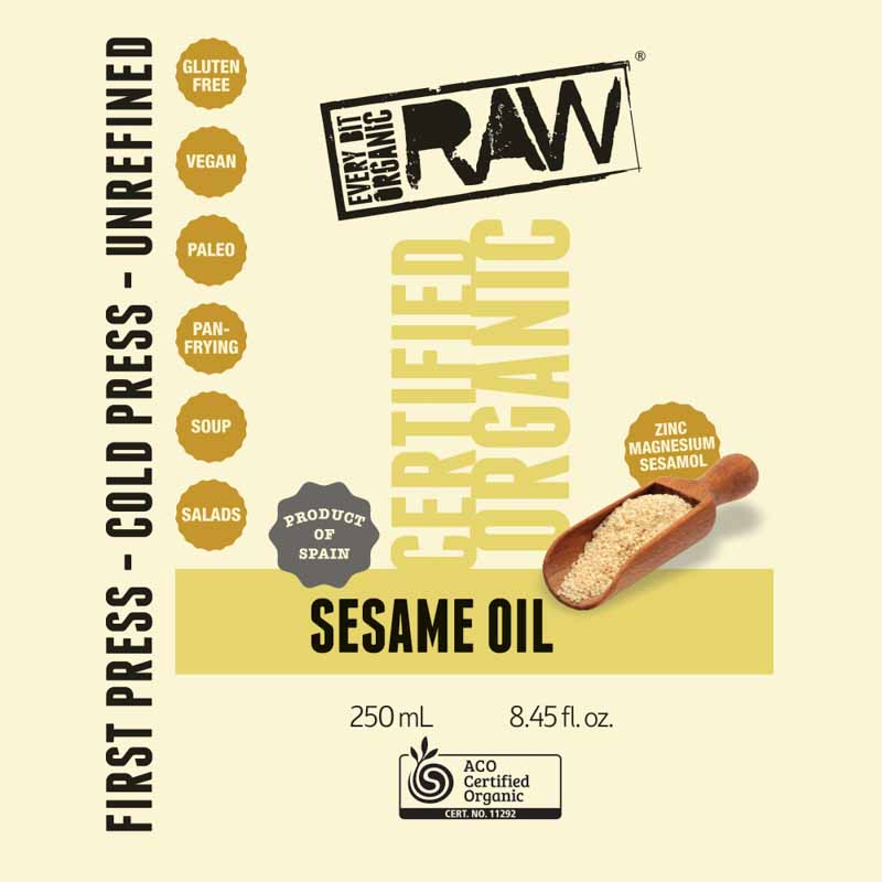 Every Bit Organic Sesame Oil 250ml