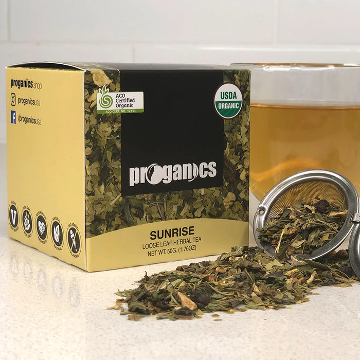 PROGANICS Loose Leaf Tea Sunrise 50