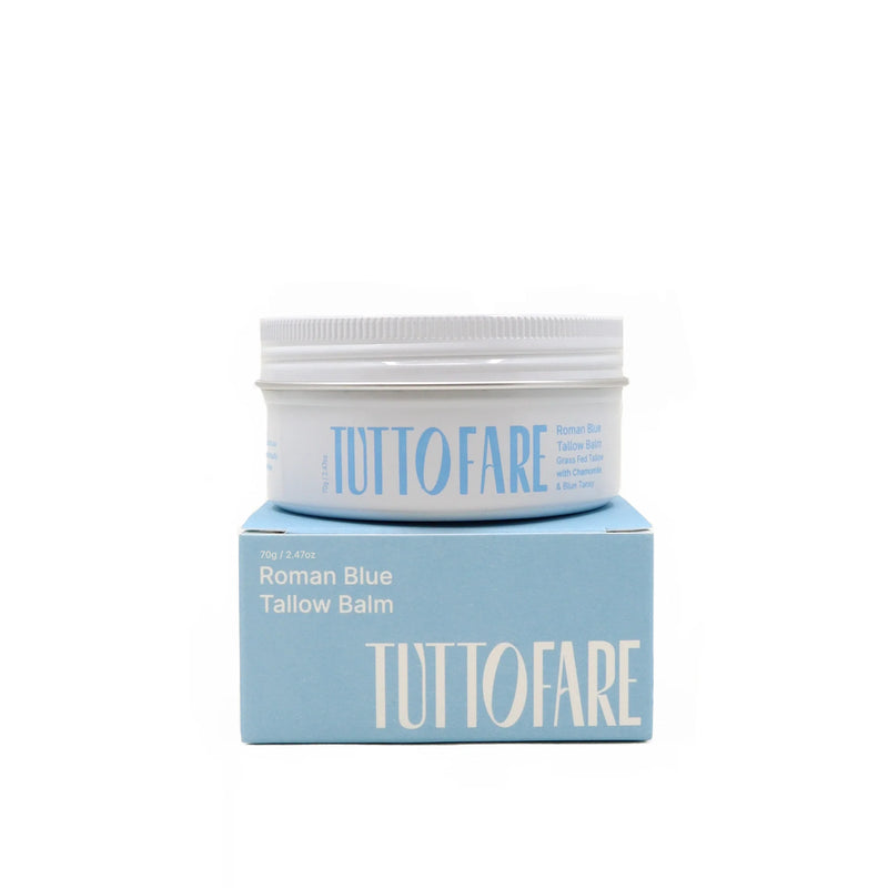 Tuttofare Roman Blue Tallow Balm 70 g | Deeply Nourishing Multi-Purpose Skin Balm