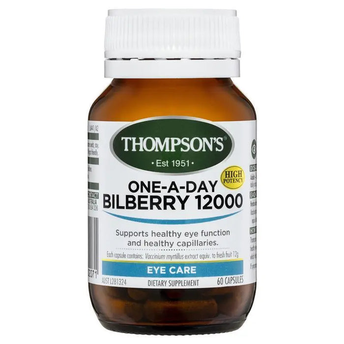 THOMPSONS Bilberry 12000Mg 60C