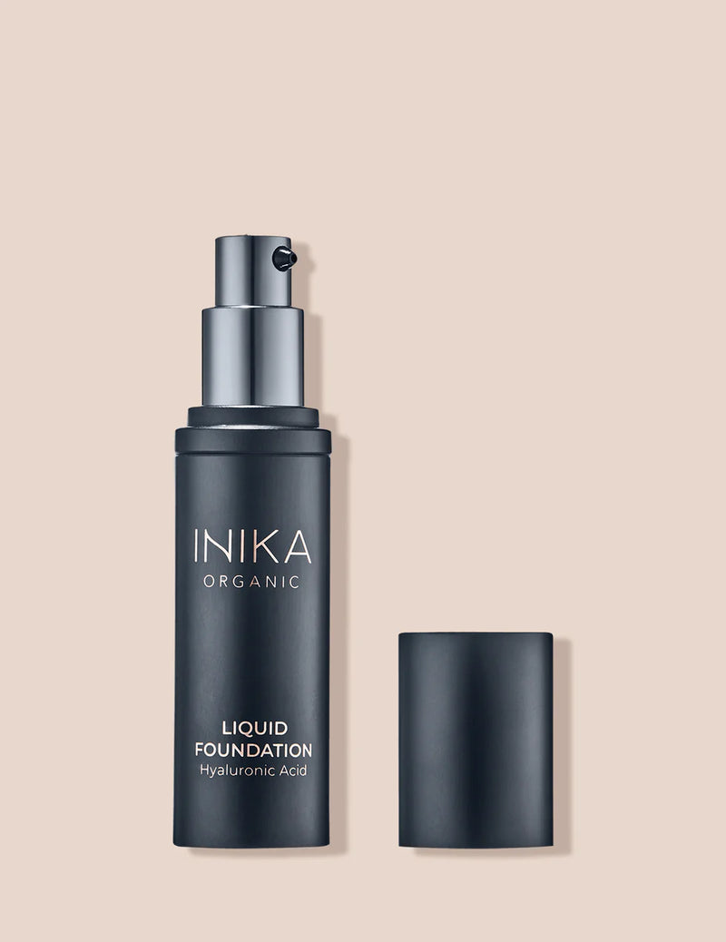 INIKA Organic Liquid Foundation Tan 30ml – Natural Hydrating Full Coverage Foundation