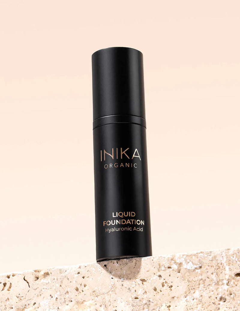 INIKA Organic Liquid Foundation Tan 30ml – Natural Hydrating Full Coverage Foundation