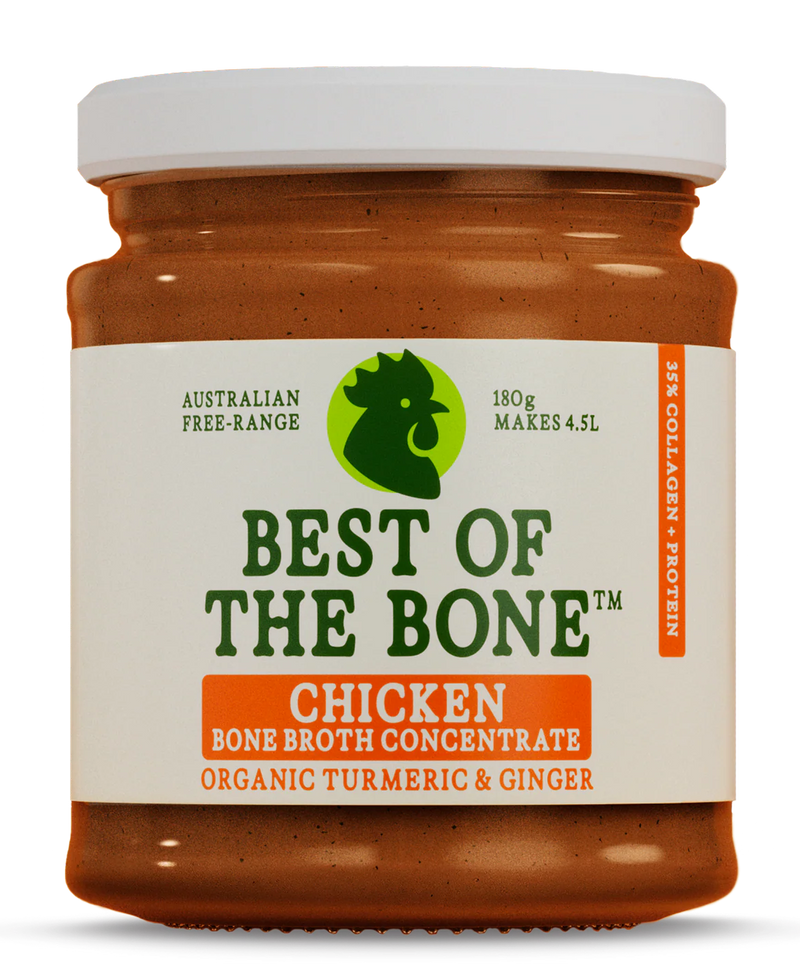 Best Of The Bone Chicken Bone Broth Concentrate - Organic Turmeric & Ginger