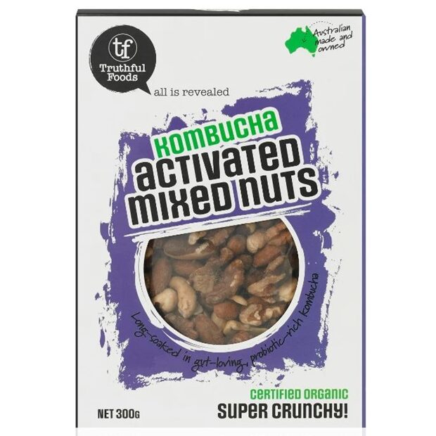 TRUTHFUL FOODS Org Act Kombucha Mixed Nuts 120g