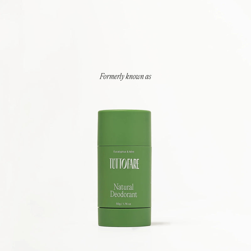 Tuttofare Natural Deodorant Eucalyptus & Mint 50g – Long Lasting Freshness