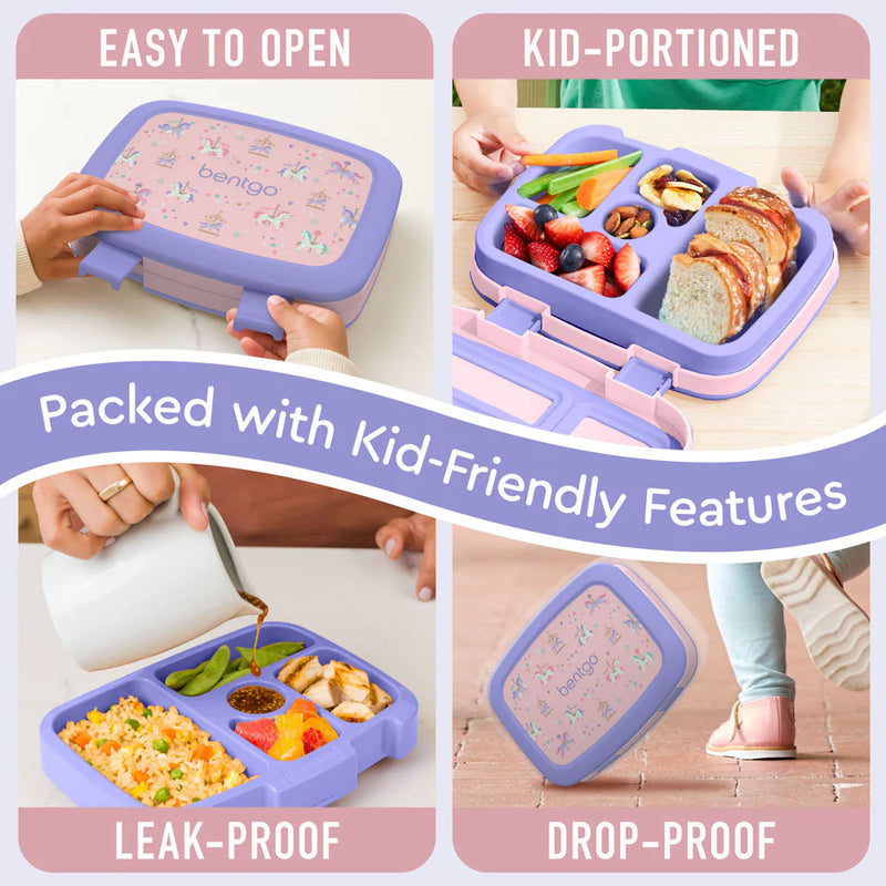 Bentgo Kids Prints Lunch Box (Unicorns)