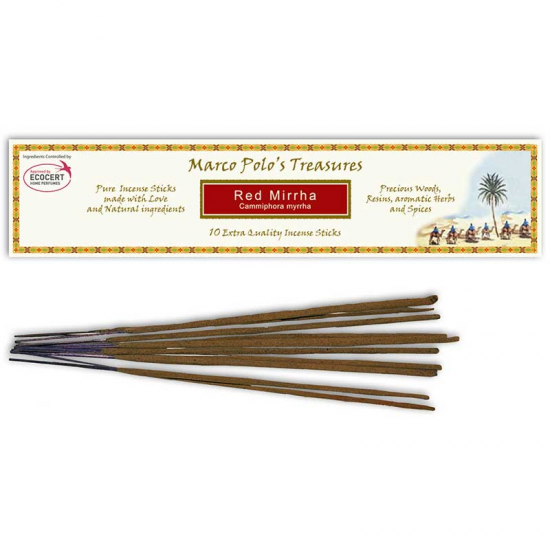 MARCO POLOS TREASUR Incense Stick Red Mirrha