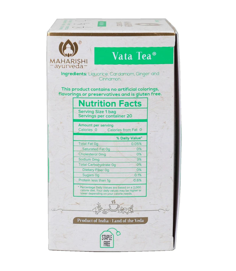 Maharishi Ayurveda Vata Tea 34g 20 Tea Bags