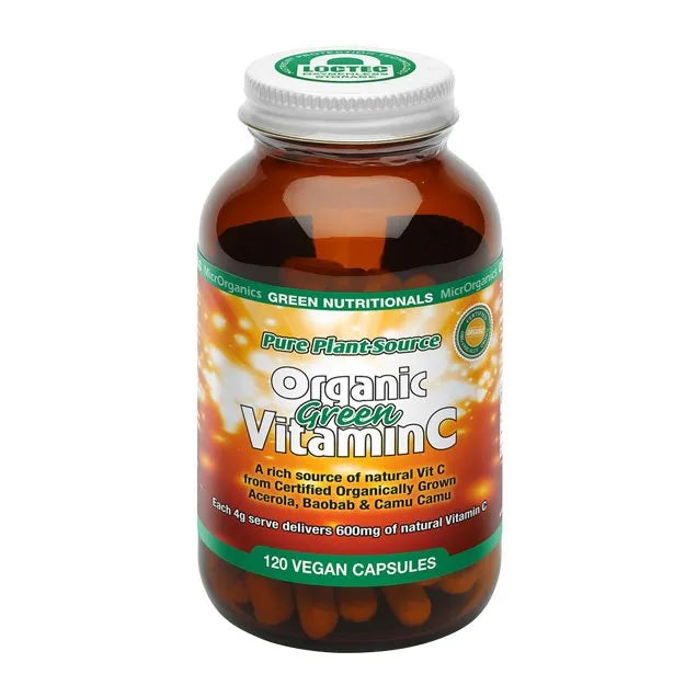 Green Nutritionals Organic Pure PlantSource Green Vitamin C 60 Capsules