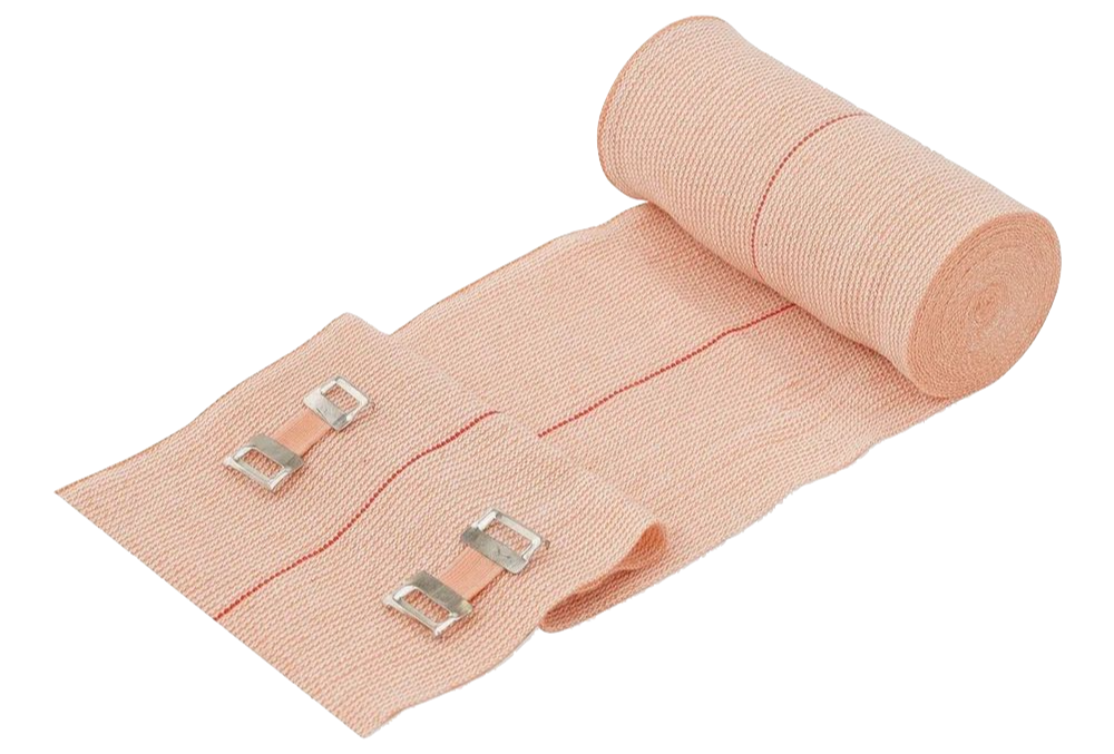 VICMEDICAL SUPPLY Cotton Compression Bandage 8cm x4m Streched - Medium to Heavy Support