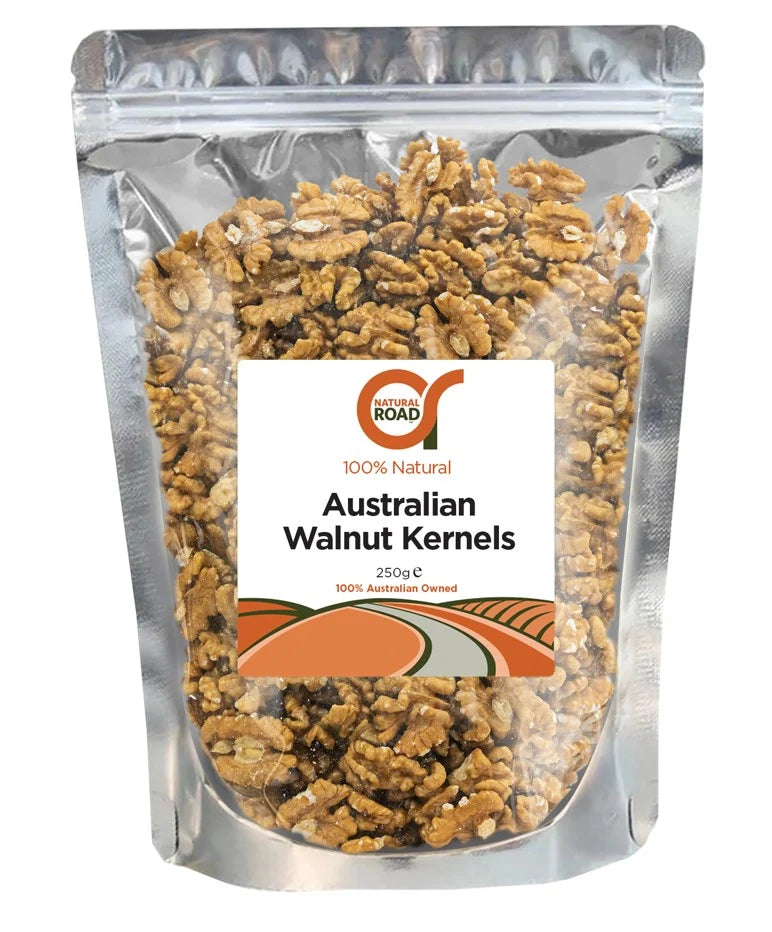 Natural Road Australian Walnut Kernels 250g | No Artificial Flavors or preservatives, Australian Owned