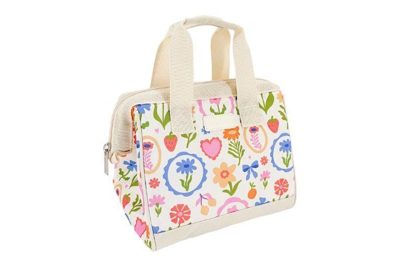 Sachi Insulated Lunch Bag Whimsy Garden – Reusable Thermal Lunch Bag for Work & School