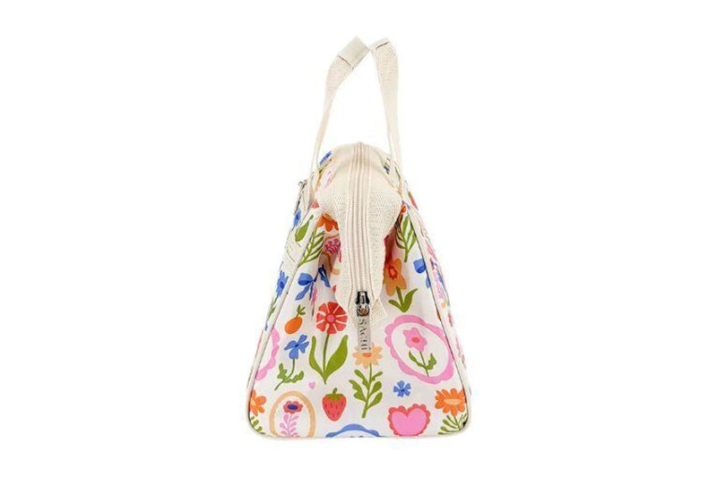 Sachi Insulated Lunch Bag Whimsy Garden – Reusable Thermal Lunch Bag for Work & School