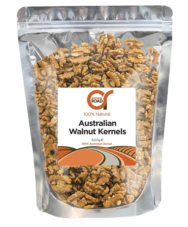 Natural Road Australian Walnut Kernels 500g | No Artificial Flavors or preservatives, Australian Owned