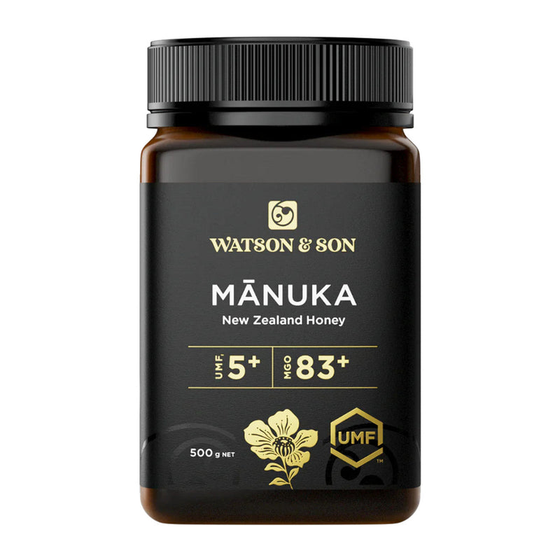 Watson & Son UMF 5+/MGO 83+ Manuka Honey  500g