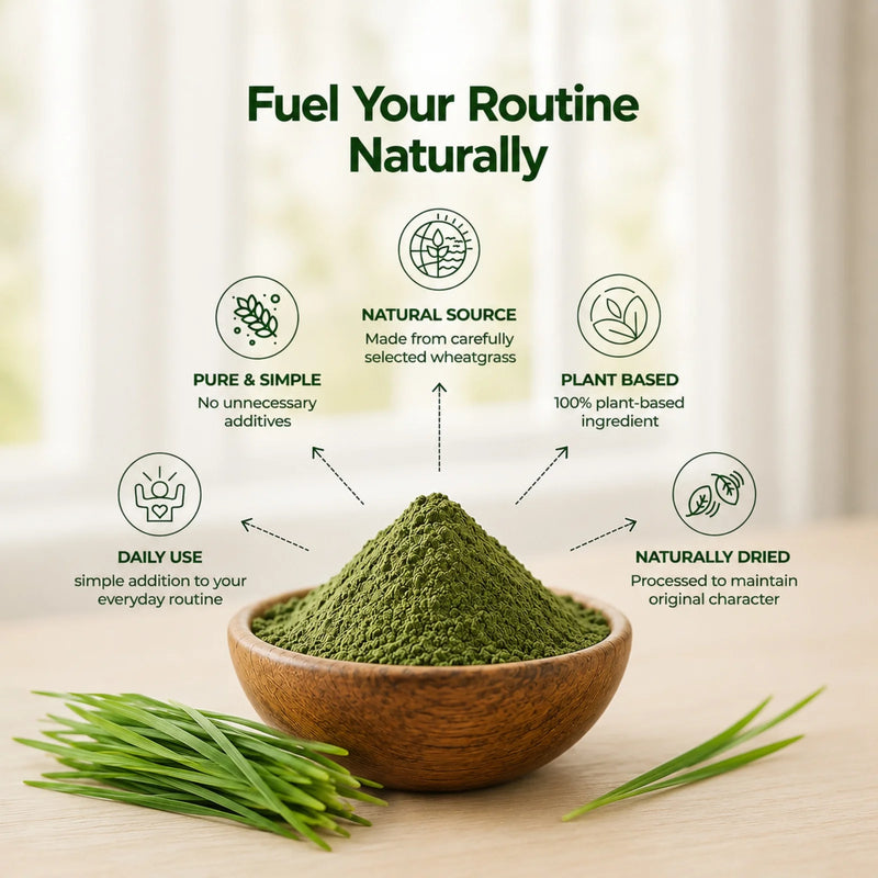NutraHike Organic Wheatgrass Powder 100g