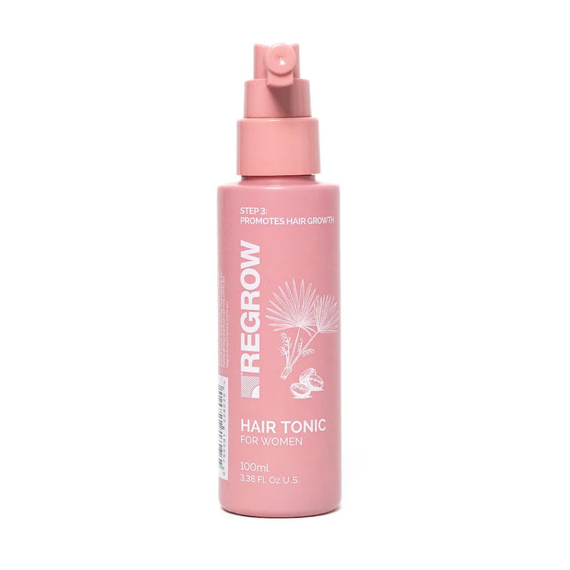 Regrow Natural Hair Tonic For Women 100ml | Vegan Friendly, Cruelty Free, Australian Made, Silicone, Sulfate and Paraben Free