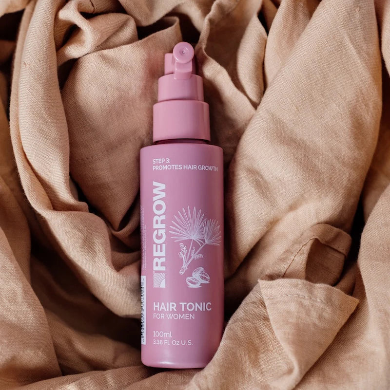 Regrow Natural Hair Tonic For Women 100ml | Vegan Friendly, Cruelty Free, Australian Made, Silicone, Sulfate and Paraben Free