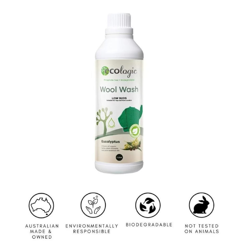 Ecologic Wool Wash Eucalyptus 1L