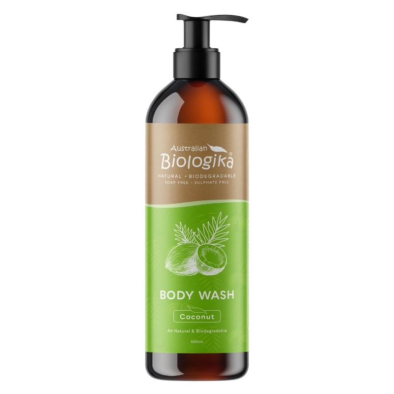 BIOLOGIKA Coconut Body Wash 500mL - Go Vita Burwood