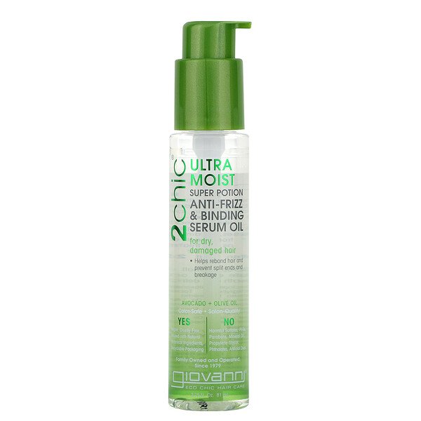 GIOVANNI Anti-Frizz Serum - 2Chic 81Ml - Go Vita Burwood