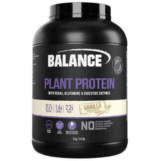 BALANCE Plant Protein Vanilla 2Kg - Go Vita Burwood