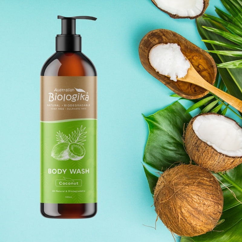 BIOLOGIKA Coconut Body Wash 500mL - Go Vita Burwood