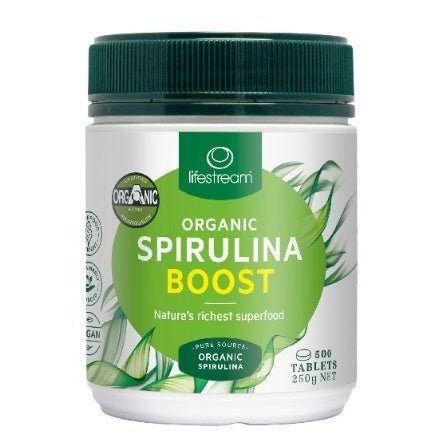 LIFE STREAM Spirulina 500T - Go Vita Burwood