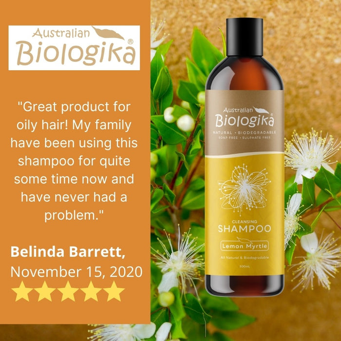 BIOLOGIKA Bush Lemon Myrtle Shampoo 500mL | Oily Hair - Go Vita Burwood