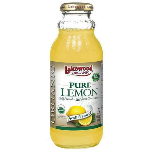 LAKEWOOD Juice Org Lemon 370Ml - Go Vita Burwood